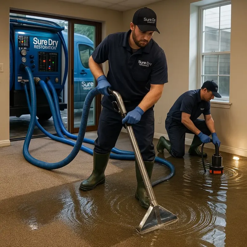 Water Extraction and Removal process in East Millinocket, ME